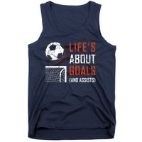 Funny Soccer Lover Girl Boy Teen Soccer Player Fans Coaches Tank Top