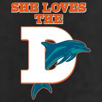 Funny She Loves The D Miami Football Fan Trucker Hat