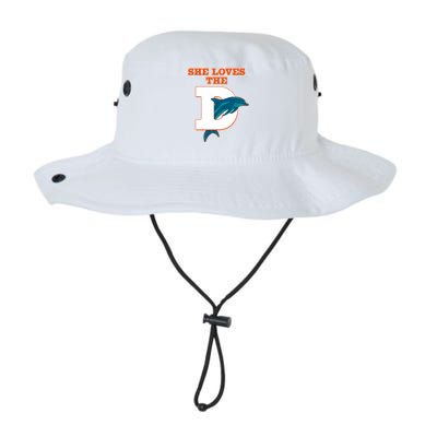 Funny She Loves The D Miami Football Fan Legacy Cool Fit Booney Bucket Hat