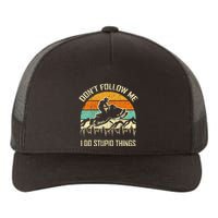Funny Snowmobile Lover DonT Follow Me I Do Stupid Things Yupoong Adult 5-Panel Trucker Hat