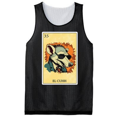 Funny Spanish Mexican Bingo Gifts El Cuhh Mesh Reversible Basketball Jersey Tank