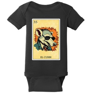 Funny Spanish Mexican Bingo Gifts El Cuhh Baby Bodysuit