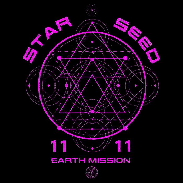 funny Starseed Mission Sacred Geometry 7-Panel Snapback Hat