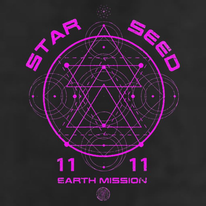 funny Starseed Mission Sacred Geometry Beanie