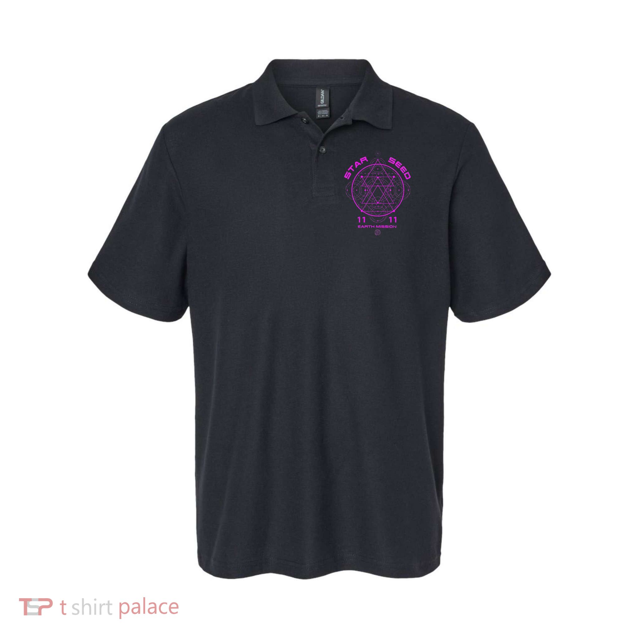 funny Starseed Mission Sacred Geometry Polo