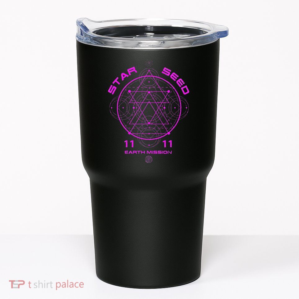 funny Starseed Mission Sacred Geometry Tumbler