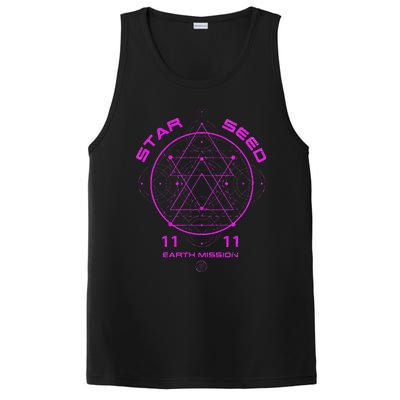 funny Starseed Mission Sacred Geometry PosiCharge Competitor Tank