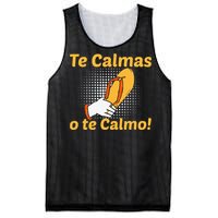 Funny Spanish Mother Mom Expression Mesh Reversible Basketball Jersey Tank