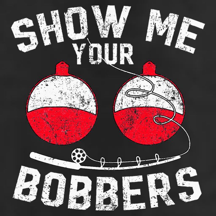Funny Show Me Your Bobbers Cool Fishing Golf Towel