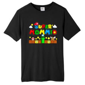 Funny Super Mommio Mothers Video Game Lovers Tall Fusion ChromaSoft Performance T-Shirt