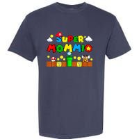 Funny Super Mommio Mothers Video Game Lovers Garment-Dyed Heavyweight T-Shirt