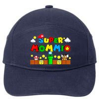 Funny Super Mommio Mothers Video Game Lovers 7-Panel Snapback Hat