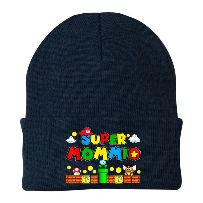 Funny Super Mommio Mothers Video Game Lovers Knit Cap Winter Beanie