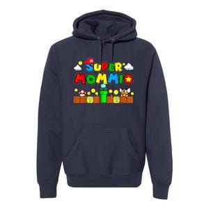 Funny Super Mommio Mothers Video Game Lovers Premium Hoodie