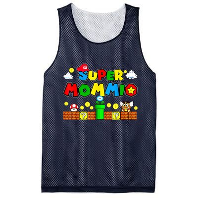 Funny Super Mommio Mothers Video Game Lovers Mesh Reversible Basketball Jersey Tank
