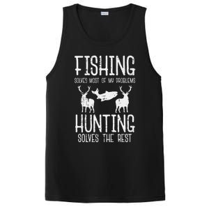 Fishing Solves Most Problems Hunting Rest PosiCharge Competitor Tank