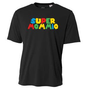 Funny Super Mommio Video Game Lover Mothers Day Cooling Performance Crew T-Shirt