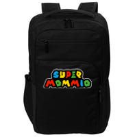 Funny Super Mommio Video Game Lover Mothers Day Impact Tech Backpack