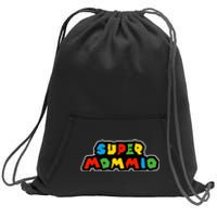 Funny Super Mommio Video Game Lover Mothers Day Sweatshirt Cinch Pack Bag