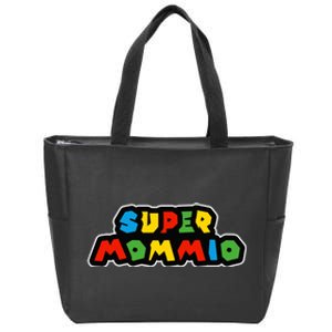 Funny Super Mommio Video Game Lover Mothers Day Zip Tote Bag