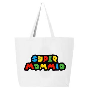 Funny Super Mommio Video Game Lover Mothers Day 25L Jumbo Tote