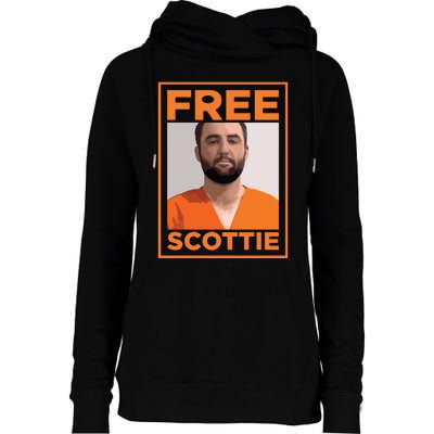 Free Scottie Mugshot Womens Funnel Neck Pullover Hood