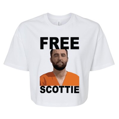 Free Scottie Mugshot Bella+Canvas Jersey Crop Tee