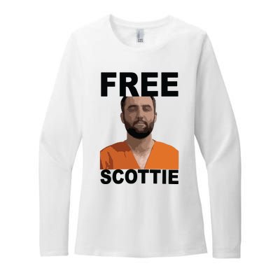 Free Scottie Mugshot Womens CVC Long Sleeve Shirt