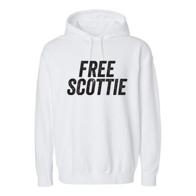 Free Scottie Mugshot Garment-Dyed Fleece Hoodie