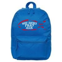 Fish Symbol Meaningful Gift Christian Gift Make America Pray Again Gift 16 in Basic Backpack