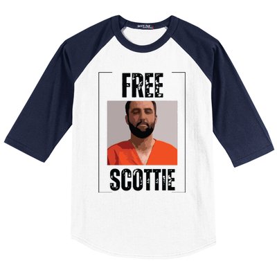 Free Scottie Mugshot Baseball Sleeve Shirt