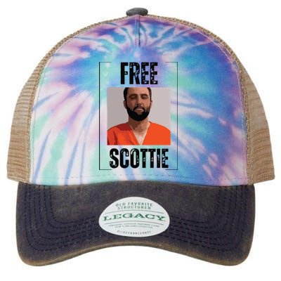 Free Scottie Mugshot Legacy Tie Dye Trucker Hat