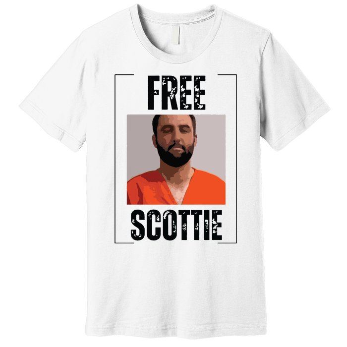 Free Scottie Mugshot Premium T-Shirt