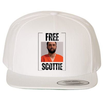 Free Scottie Mugshot Wool Snapback Cap