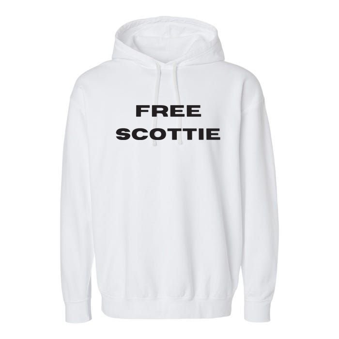 Free Scottie Mugshot Garment-Dyed Fleece Hoodie