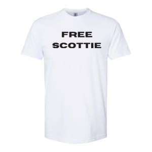 Free Scottie Mugshot Softstyle CVC T-Shirt