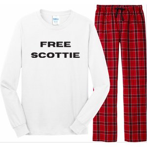 Free Scottie Mugshot Long Sleeve Pajama Set