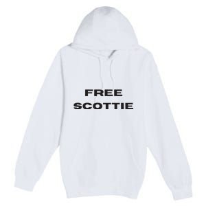 Free Scottie Mugshot Premium Pullover Hoodie