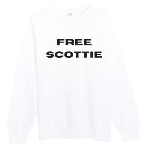 Free Scottie Mugshot Premium Crewneck Sweatshirt