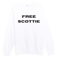 Free Scottie Mugshot Premium Crewneck Sweatshirt