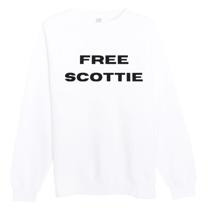 Free Scottie Mugshot Premium Crewneck Sweatshirt