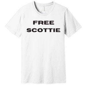 Free Scottie Mugshot Premium T-Shirt