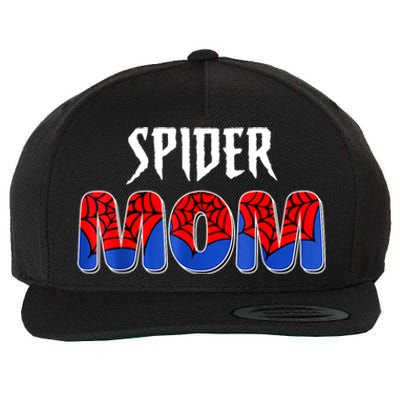 Funny Spider Mom For Women Love Wool Snapback Cap