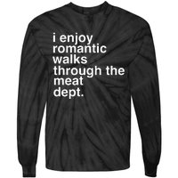 Funny Saying Meat Bacon Beef Grilling BBQ Tie-Dye Long Sleeve Shirt