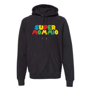 Funny Super Mommio Mother's Day Gamer Premium Hoodie