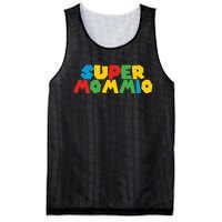 Funny Super Mommio Mother's Day Gamer Mesh Reversible Basketball Jersey Tank