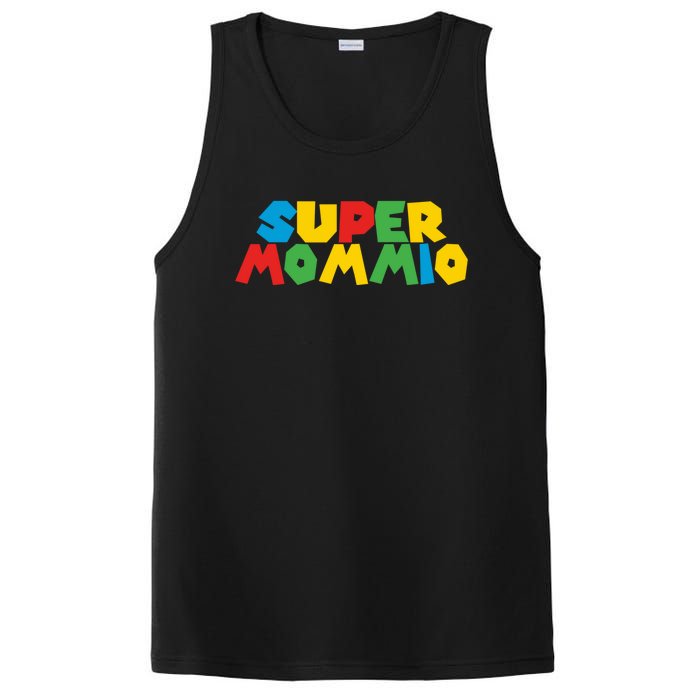 Funny Super Mommio Mother's Day Gamer PosiCharge Competitor Tank