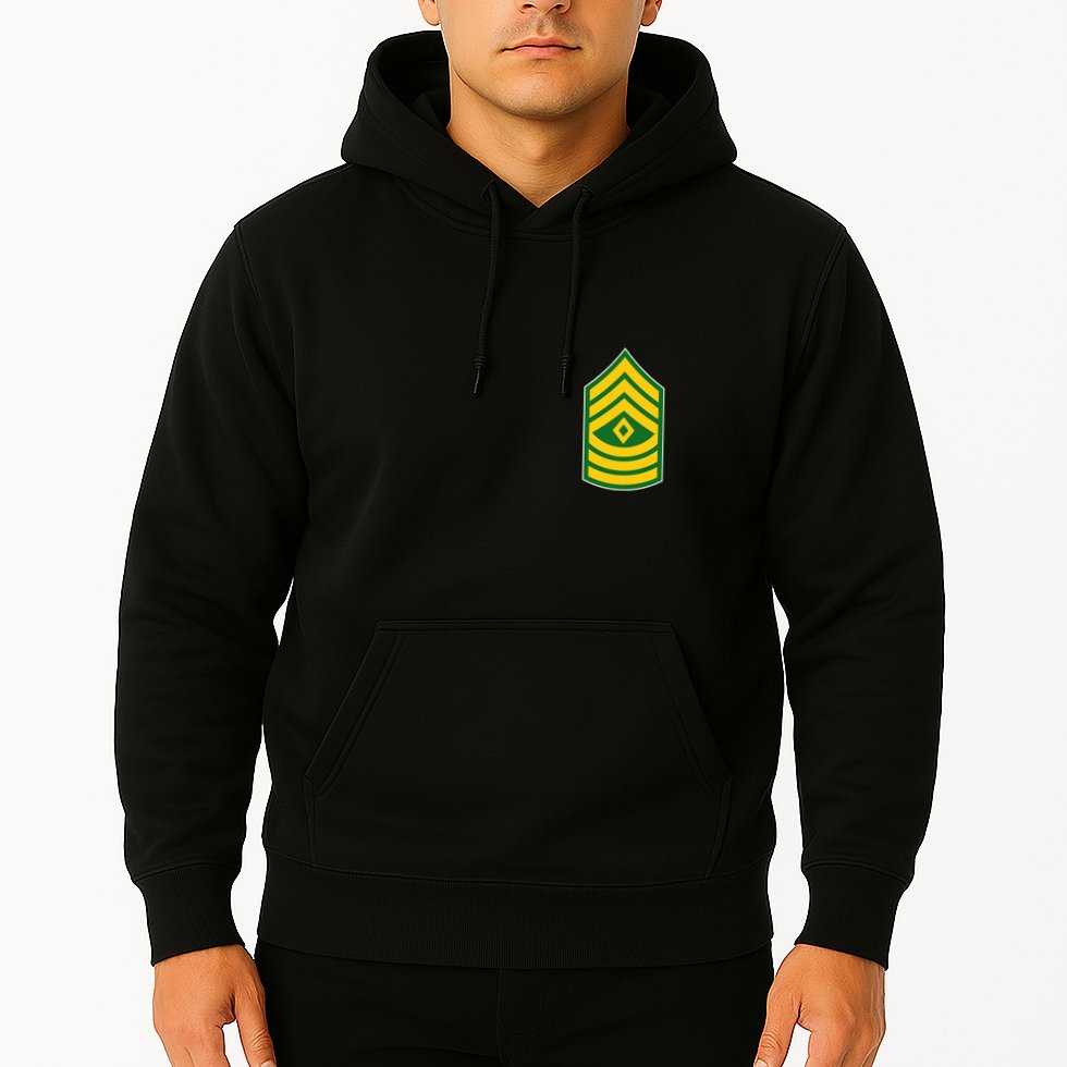 First Sergeant Military Badge Hoodie