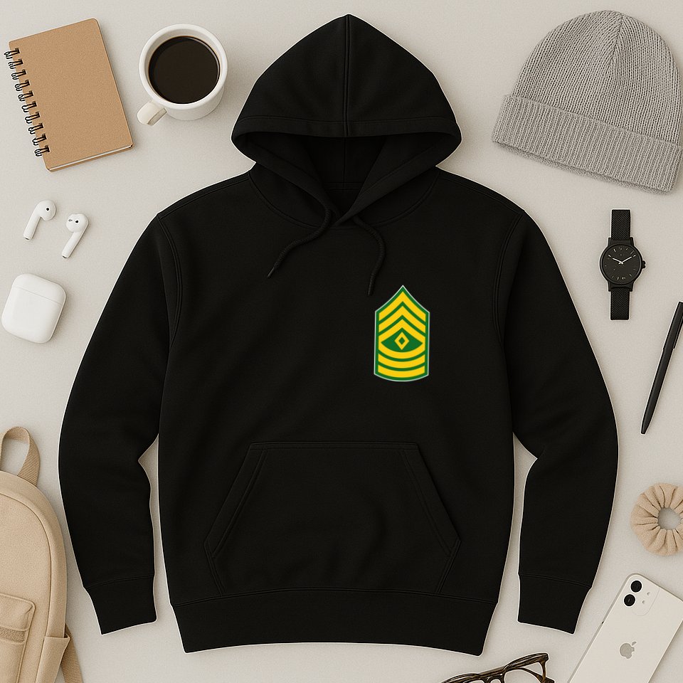 First Sergeant Military Badge Hoodie
