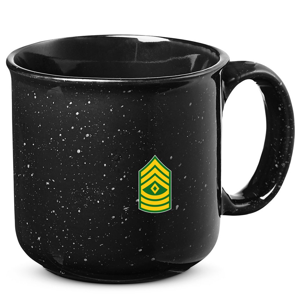 First Sergeant Military Badge 15oz Campfire Ceramic Mug